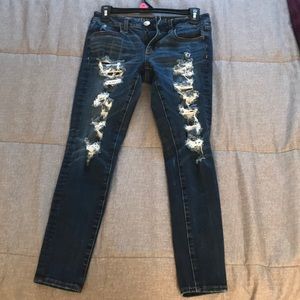 American Eagle ripped jeans